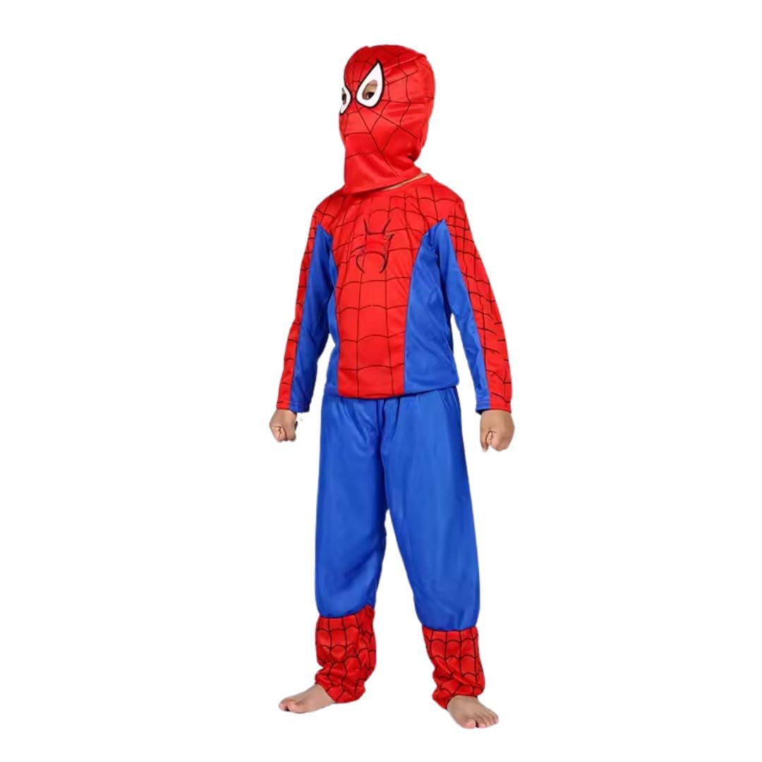 indyragie Kids Spiderhero Costume – Superhero Roleplay Outfit for Boys & Girls, Deluxe Spandex Spider Suit, Halloween Cosplay, Comic-Con, Dress-Up