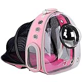 Airline Approved Pet Carrier, Bubble Backpack Carrier for Cats Small Dogs, Expandable Carrier...