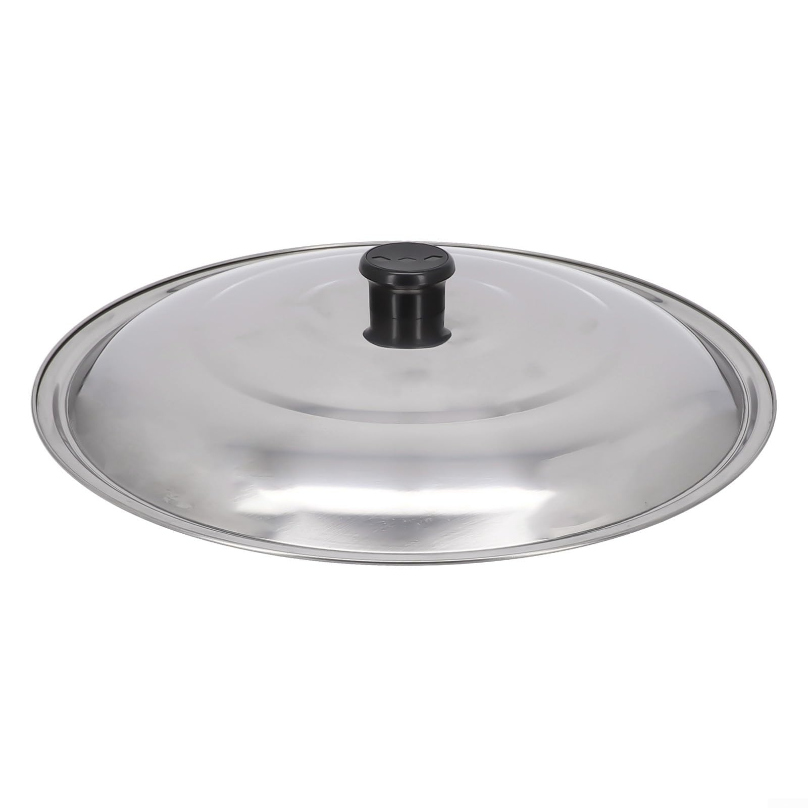Tamaño de la tapa: 32 cm, 34 cm, 36 cm, 38 cm, 40 cm, acero inoxidable para sartenes planas, sartenes, wok (34 cm)