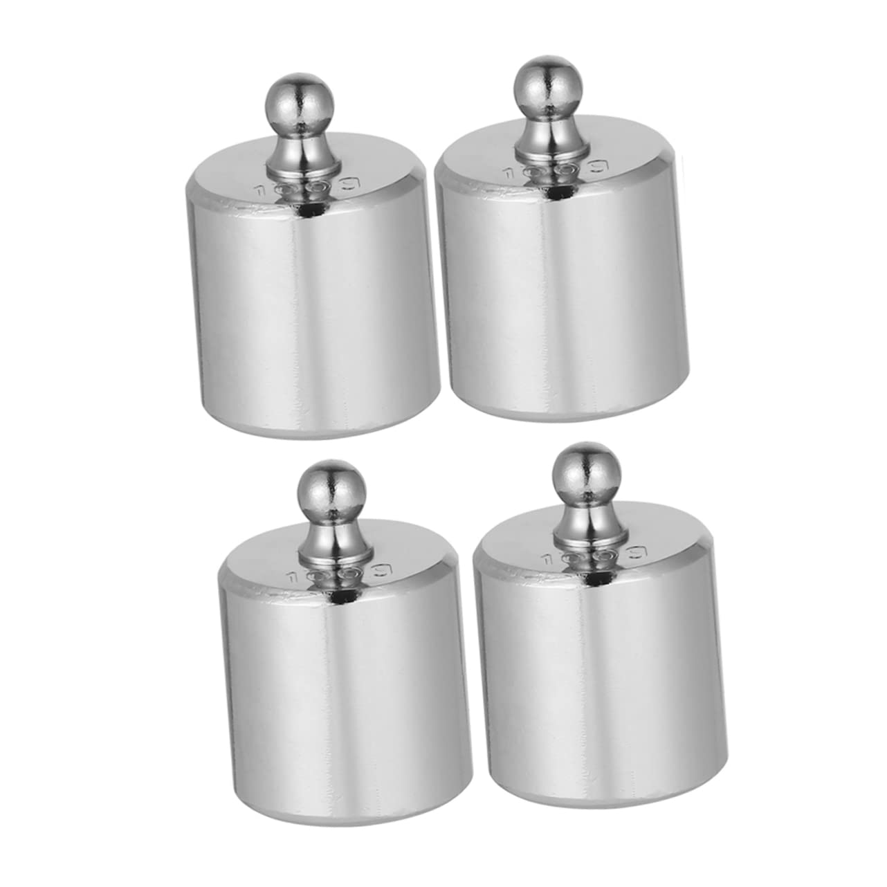 NAMOARLY 4pcs Digital Scale Calibration Weights Kit Steel Balance Weights Precision for Labs