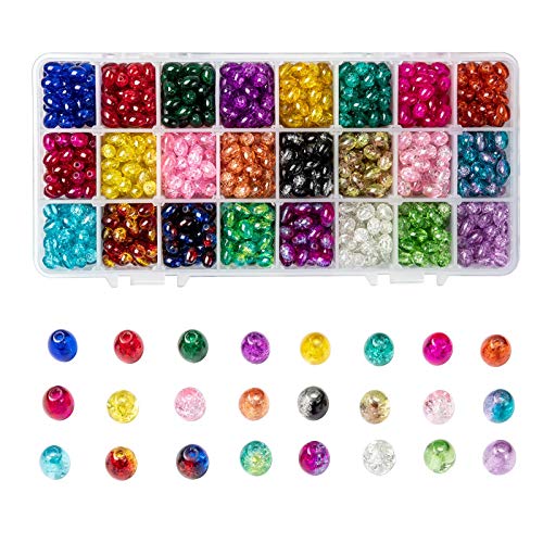 Perles d'espacement en vrac BEEFLYING en verre de haute qualité - 2