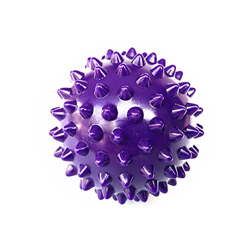 6.5cm Massage Ball Roller Reflexology Stress Relief for Body Yoga Massage Balls Purple