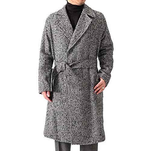 レインメーカーラップコートガウンHoundstooth 日本製3