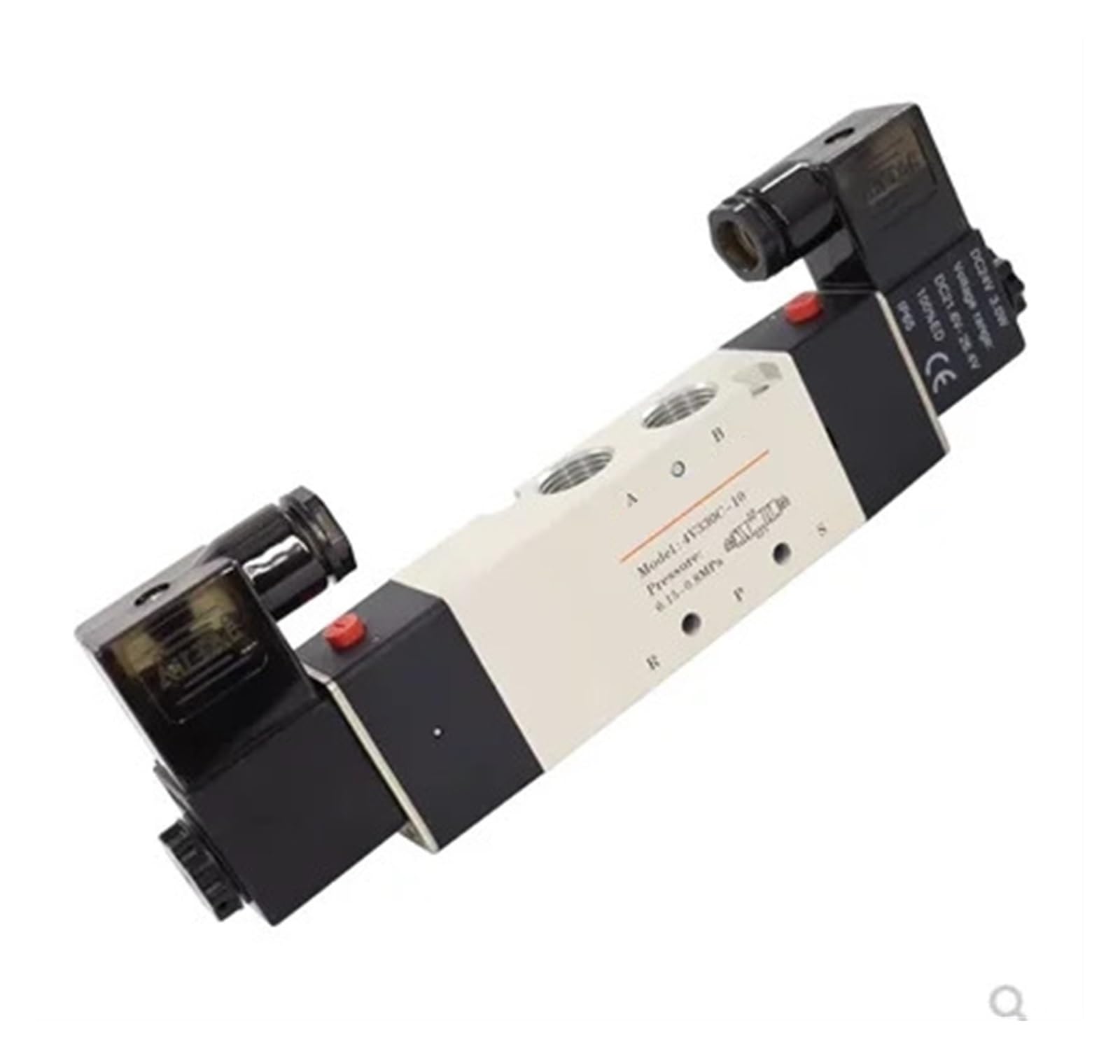 Électrovanne 5 positions 3 voies 4V330P-08 distributeur pneumatique 24V