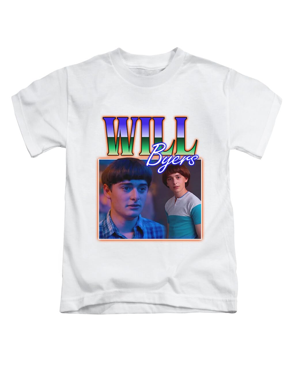 New Spirit Original Will Byers Tee T-Shirt Funny Unisex T Shirt Top White