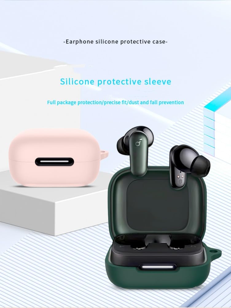 Custodia Protettiva CONAPIKA Per Anker Soundcore P30i/P3i - Silicone Ultrasottile Con Moschettone, Antigraffio E Antiurto
