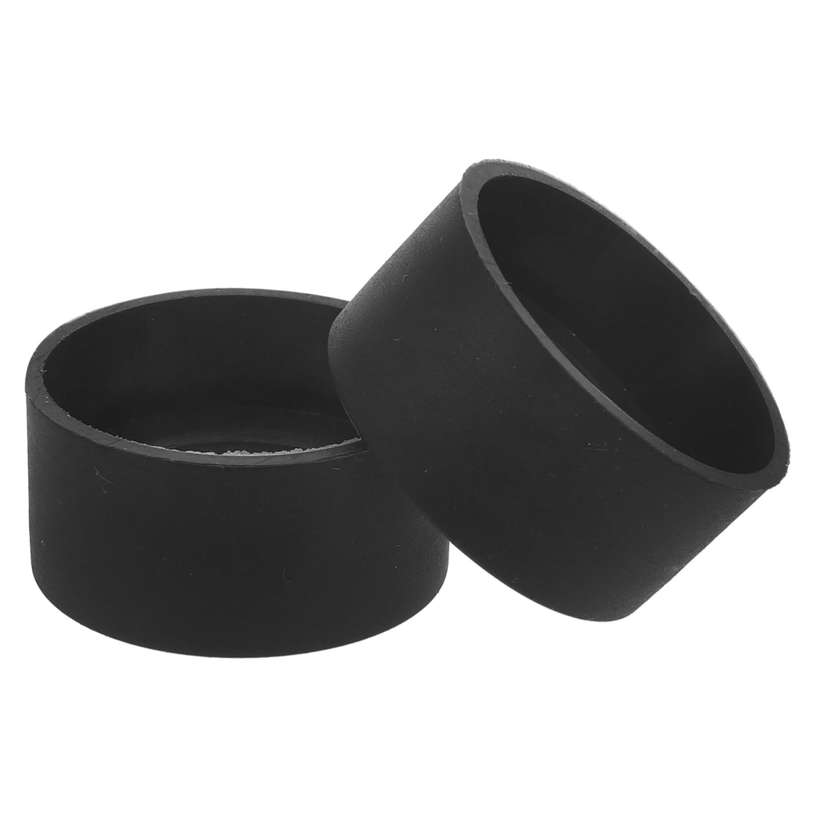 TEHAUX Microscope Eye Guards Cups Rubber Eyepiece Covers for Scope Protection