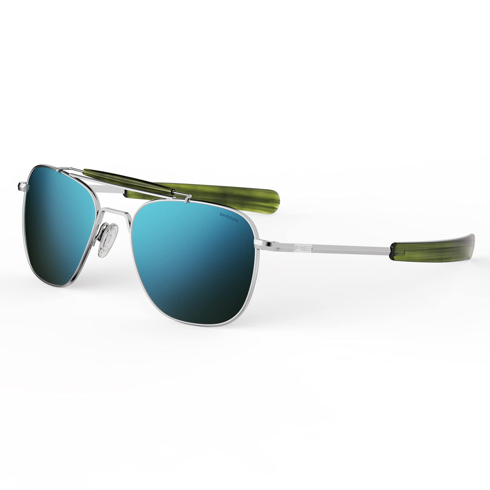 Randolph Eyewear Aviator Sunglasses for Men & Women – Aviator II Non-Polarized & Polarized, 23k Gold UV Protection Sunglasses