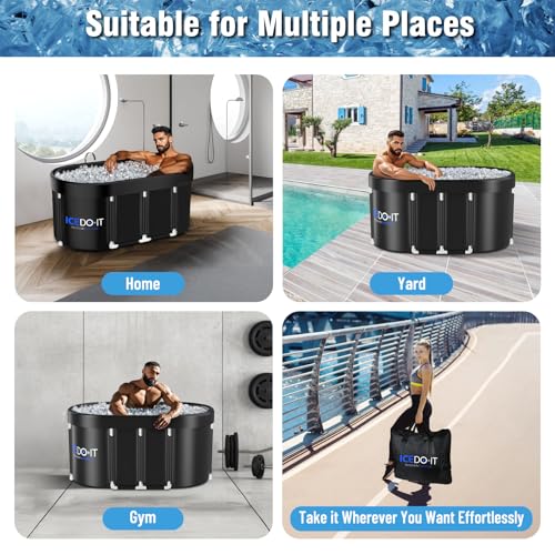 Tomaje Upgrade 129 Gal XL Large Oval Ice Bath Tub for Athletes Reviews