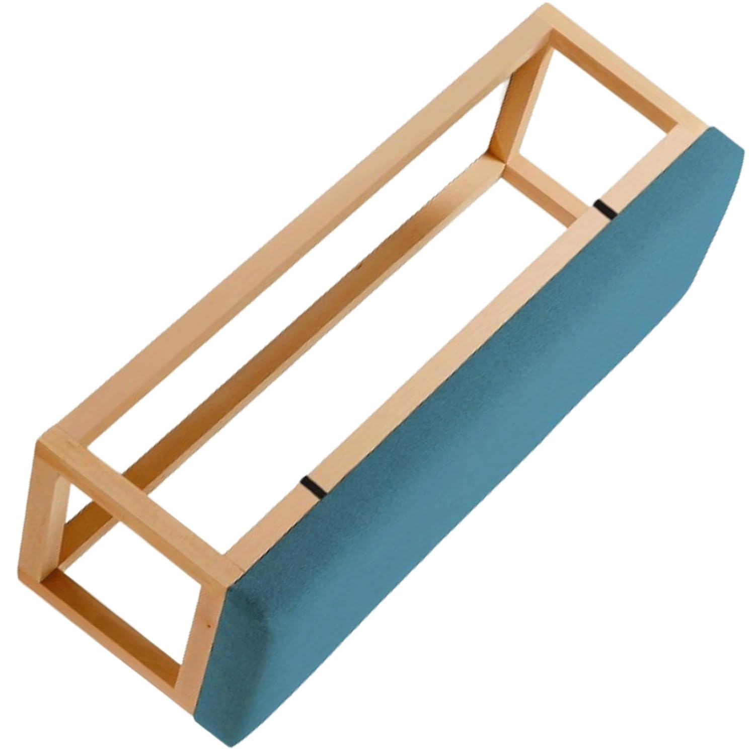 Outdoor/Indoor Bench Cushion Seat Pad 2/3 seater Furniture Cushion High Density Memory Foam Linen Washable Non-Slip Bench Pad for Shoe Bench Rack Window Garden Thickened Bench Seat Cushion(R1,40x40x5c