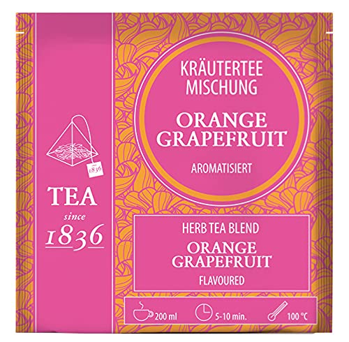 Teemando® - Mezcla de té de hierbas aromáticas (2 paquetes de 50 bolsas piramidales de 3,5 g = 2 x 50 bolsas)