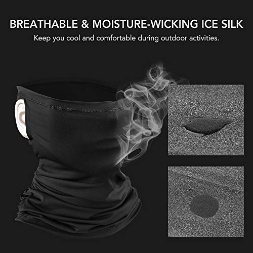 Bandana, Andoer Homens Mulheres Cooling Bandana Protetor facial Protetor Solar Anti-Sol Externo Lenç