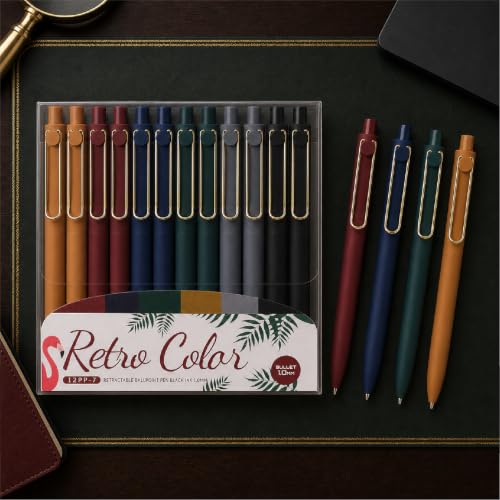 Image of WY WENYUAN Metal Ballpoint Pens, 1.0mm Smooth Writing Black Ink, Aesthetic Metallic Pen with Clip, Elegant Office School Gift Pen for Teachers, Women, Coworkers, Journaling Note Taking