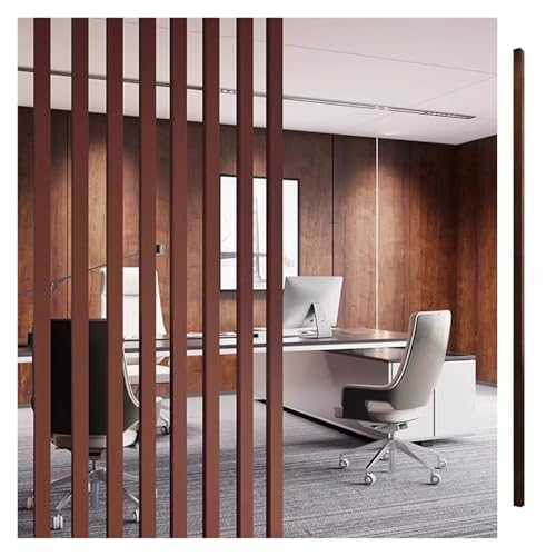 Separador de ambientes ajustable con listones de madera, solución de separación de espacio para casas de té, cafeterías y hoteles