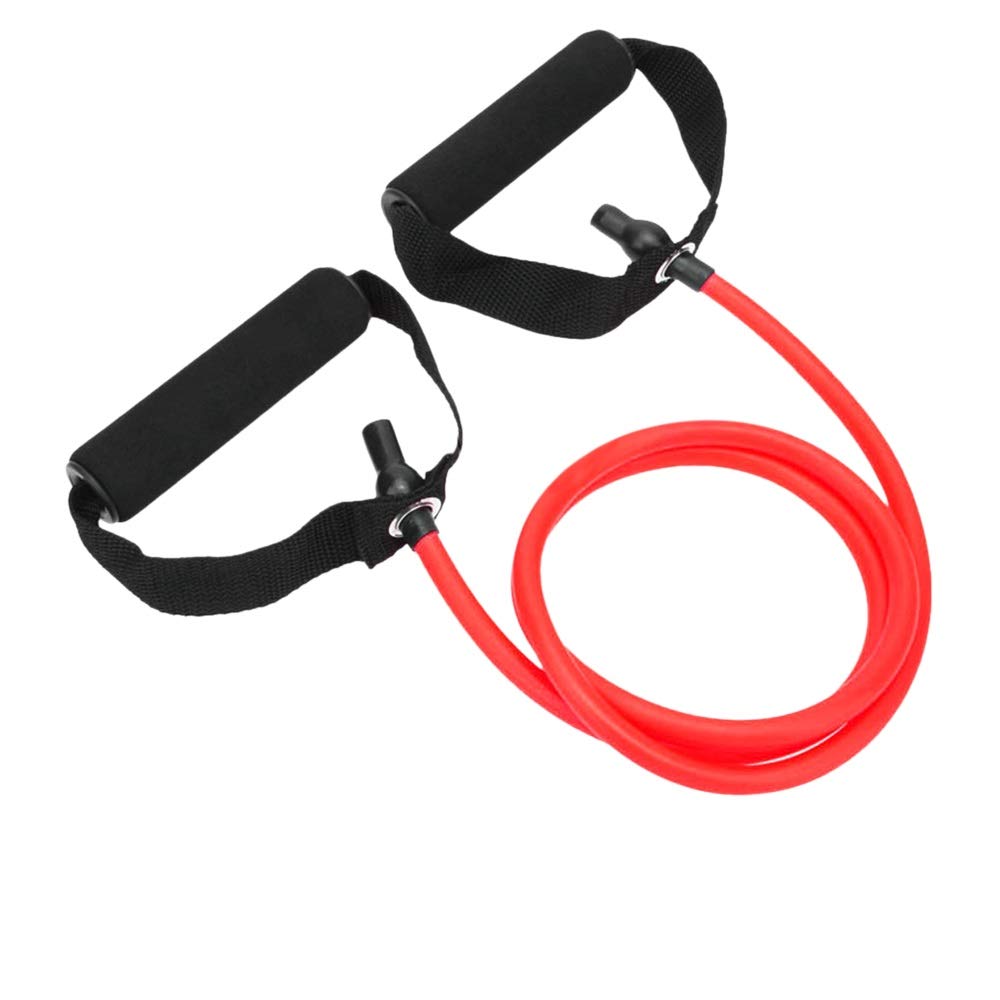 Vaquita Toning Exercise Tube | Resistance Band with Foam Handle | Ideal for Physical Therapy, Strength Training, Muscle Toning | RED - 20LBS(Medium) (B08D9MJVX6) Amazon Price History, Amazon Price Tracker