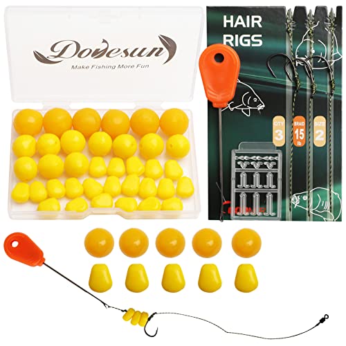 Dovesun 41PCS/151PCS Carp Fishing Hair Rigs Baits Carp Rigs Kit Fishing Equipment Accessories Size #2