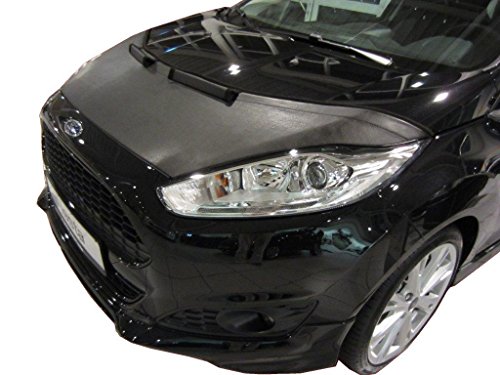 Hood Bra Front End Nose Mask Compatible with Ford Fiesta 2013-2017 Bonnet Bra STONEGUARD Protector Tuning