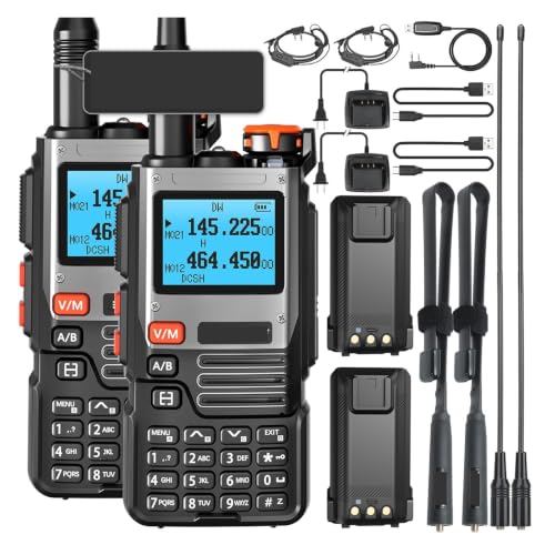 Radio walkie talkie K61 compatible con Baofeng multibanda tipo C largo alcance 999CH 4