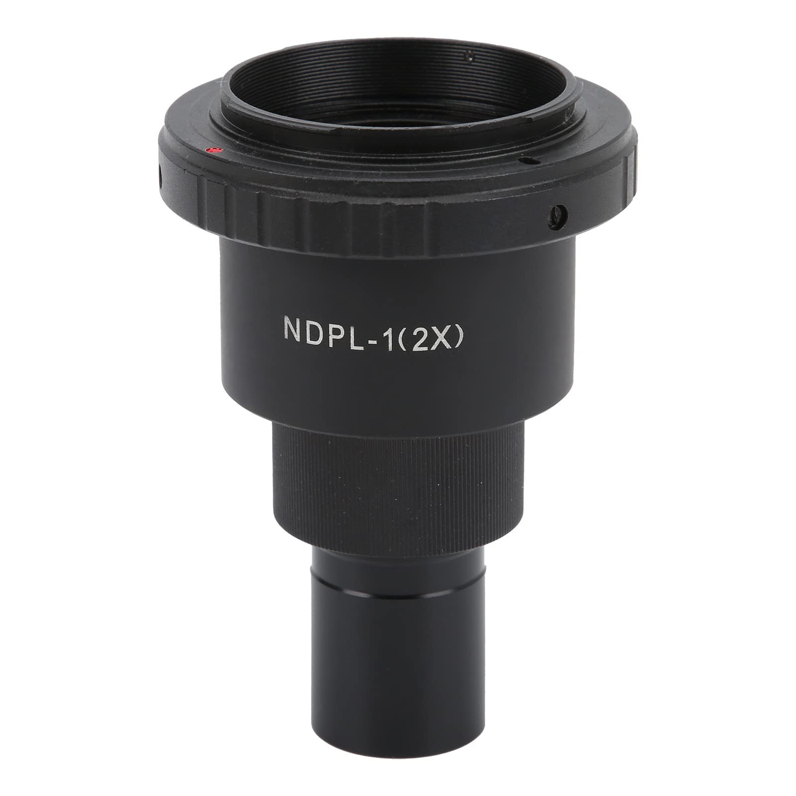 Aramox T2OM NDPL1 2X Obiektyw Mikroskopu Obiektyw Mikroskopu ze Stopu Aluminium z Gwintem M42x0,75mm do Biologicznego Stereoskopowego Mocowanie Okularu OM SLR