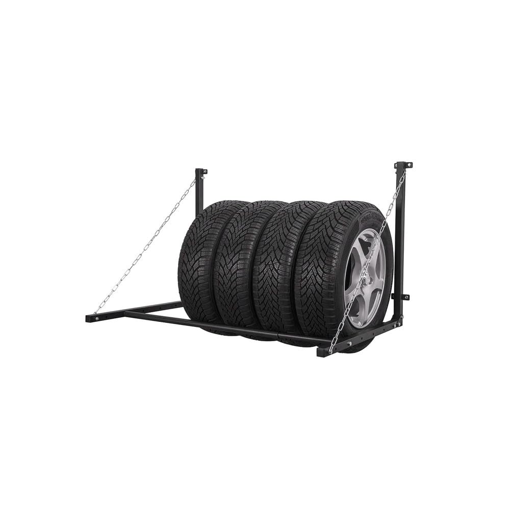 Autobest Support pneus Mural Capacité 90Kg - Extensible