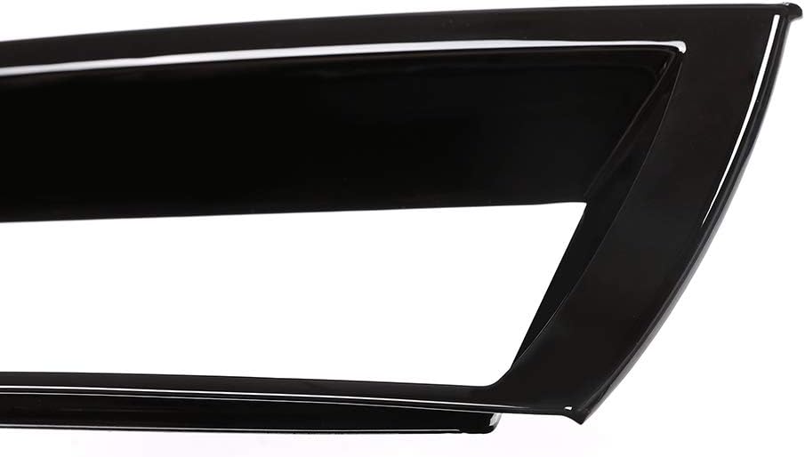 YIWANG Glossy Black ABS Car Center Console Navigation Frame Trim Stickers for BMW X5 X6 E70 E71 2008-2013 Auto Accessories