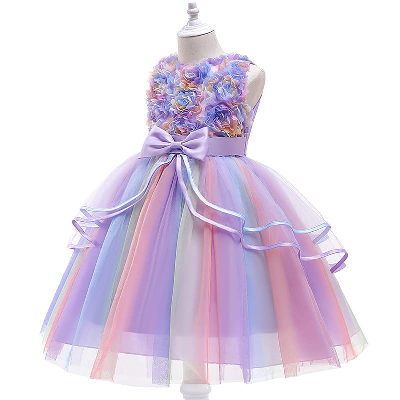 Shanghai Story Girl Rainbow Wedding Dress Princess Tutu Ball Gown4