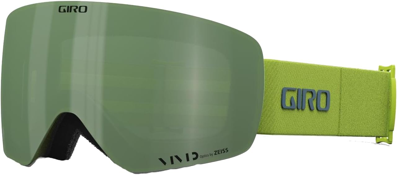 Giro Contour RS Adult Snow Goggle - Ano Lime Thirds Strap with Vivid Envy/InfraredLenses