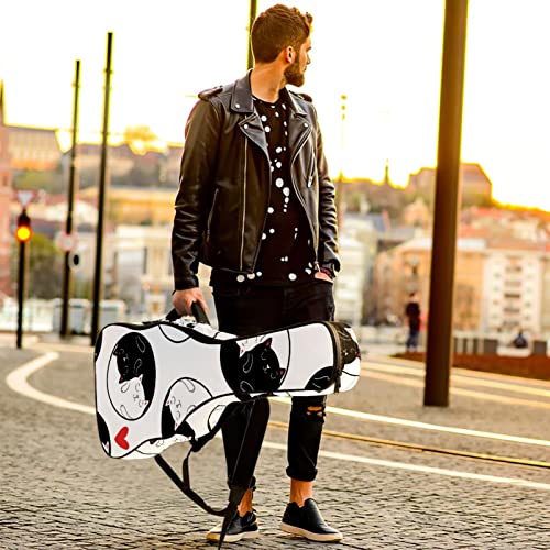Housse de guitare Yin Yang en tissu Oxford imperméable avec bandoulière réglable - Les Beatles, Paul McCartney, John Lennon, RIngo Starr, George Harrison Housse de guitare Yin Yang en tissu Oxford imperméable avec bandoulière réglable – Image 7