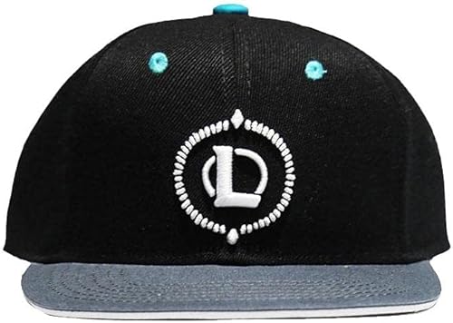 Difuzed League of Legends - Gorra Snapback Core Hombre Negro, Negro -