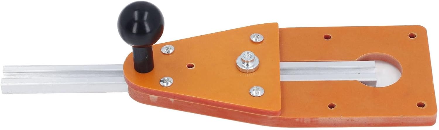 Router Slotting Plate 260mm Circle Milling Base Plate Woodworking Guide Kit with Aluminum Rail for Precision Wood Trimming and DIY Projects