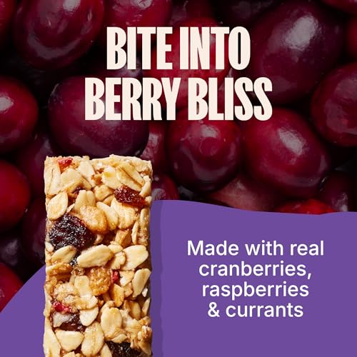 Image of MadeGood Mixed Berry Chewy Granola Bars, 40-Count Bulk Snack Bars