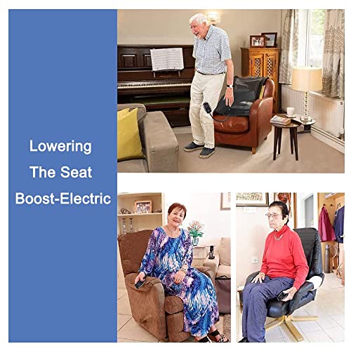 Botabay Electric Seat Lift Assist 300Lbs Seat Assist Lifting Seat Adjustable Uplift Seat Lift Cushion For Chair Lift Assist Devices For Seniors Seat Cushion Riser For Elderly Soft Memory Foam #TOP5