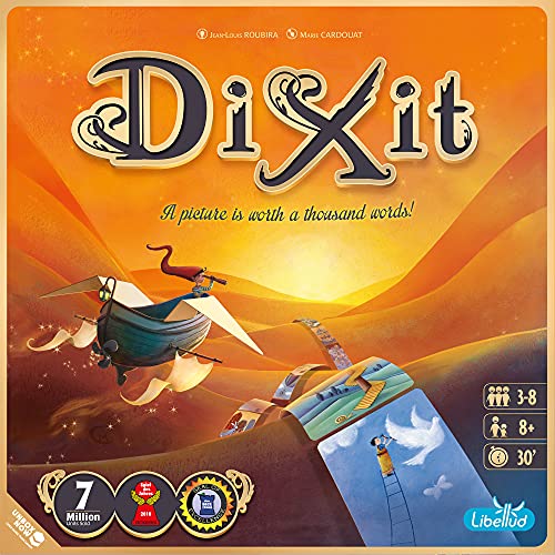 asmodee dixit board game 2021 refresh - the award-winning game of imagination creativity and storytelling family fun for kids amp adults ages 8 3-6 players 30 minute playtime