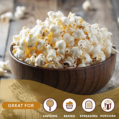 Nutiva Organic Coconut Oil With Butter Flavor From Non-Gmo, Steam Refined, Sustainably Farmed Coconuts, 14-Ounce #TOP3