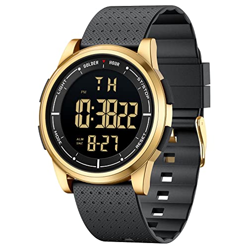 Montre homme et femme étanche avec grand affichage pour une lecture rapide
