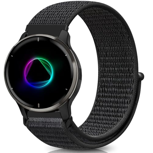 VELULYX cinturino elastica nylon compatibile con Garmin Venu Sq/Sq Music/Venu
