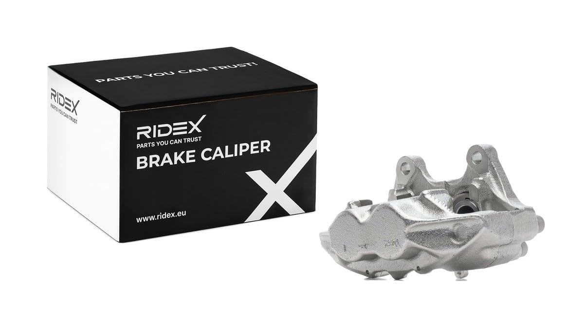 RIDEX 78B1172 Pinza de freno Delantero Izquierda Delantero con perno guía adicional con bastidor de soporte Compatible con MERCEDES-BENZ W124 Sedán W124