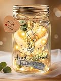 Hochzeitsgeschenke für Brautpaar, LED Flaschenlichtht, Geldgeschenk Hochzeit, Spardose Hochzeit, Personalisiert Verlobungsgeschenk für Beide, Hochzeitsgeschenk Geld Ideen, Geschenk zur Verlobung