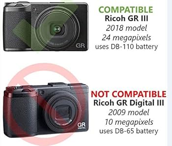 RICOH - RICOH GR III  予備バッテリー付き RICOH GRⅢ＆GRⅢx 安い互換バッテリーで大丈夫です！ / Vemico