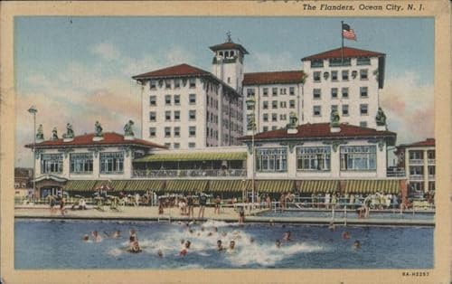 Flanders Hotel with Outdoor Pool, Ocean City, NJ Postcard