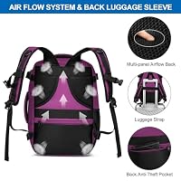 Handgepäck Rucksack 40x20x25 für Ryanair Handgepäck Tasche für Flugzeug 20L Klein Reiserucksack für Damen Laptop Rucksack 14 Zoll mit USB Ladeanschluss Reisetasche für Frauen – Ansicht 7