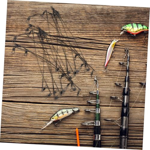 Cable líder para pesca VANZACK de acero inoxidable y nailon 15 cm miniatura 4