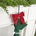 AIMUDI Red Bows 5''×6'' Christmas Bows for Gift Wrapping Present Bows Fur Bows for Christmas Trees Fireplaces Wreaths Crafts Home Outdoor Winter Decoration, 12 PCs