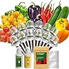 inbloom Pepper Seed Pod Kit for AeroGarden iDOO Ahopegarden MUFGA Hydroponic Growing System 12 Pod 350 Seeds include CucumberRed Chili PepperGreenYellow PepperPurple PepperRedGolden Tomato