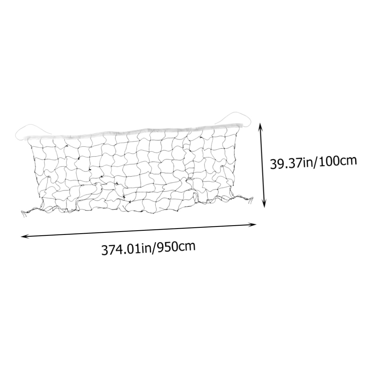 GOOHOCHY Volleyball Practice Net Standard Size Durable Pe Material Ideal for Competition Training