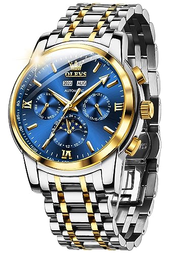 Image of OLEVS Mens Automatic Watches Luxury Self Winding Mechanical