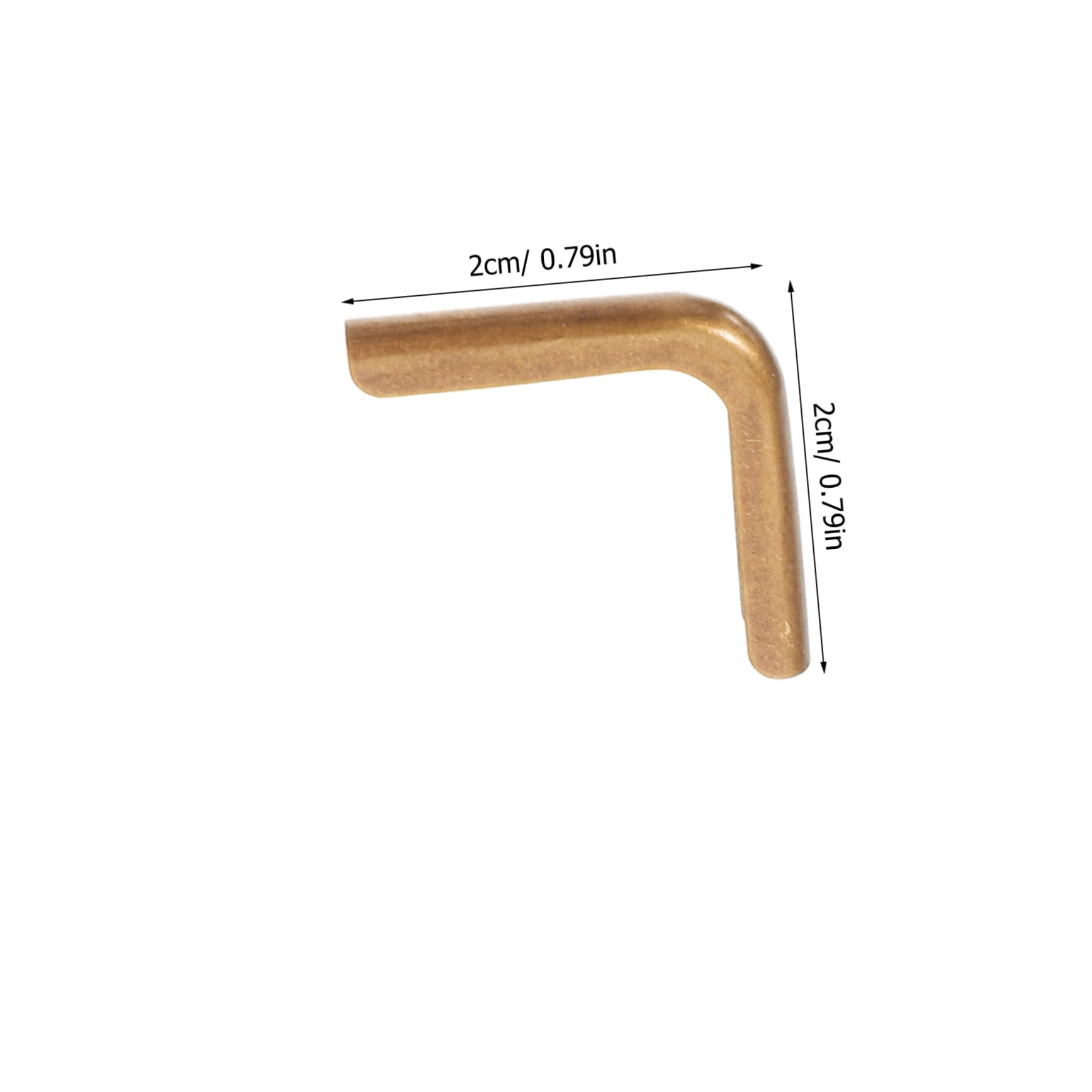 VILLCASE Metal Book Corner Protectors 100 Pcs Set Simple to Install Wide Application for Photo Albums Scrapbooks