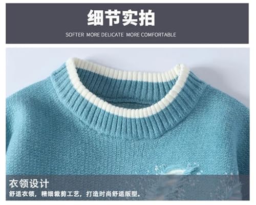 Men's Korean Style Hole Decoration Knitted Sweater Slim Fit Long Sleeve Pullover Man Sweater2