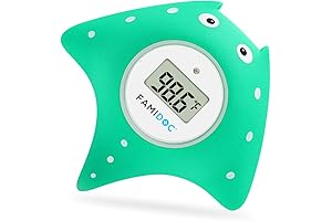 Famidoc Baby Bath & Room Thermometer with Upgraded Sensor