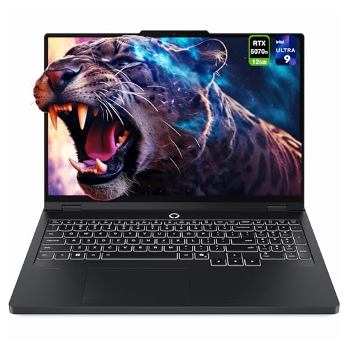Lenovo Laptop para jogos Legion Pro 5i Gen 10, Intel Ultra 9-275HX, RAM DDR5 de 32 GB, SSD PCIe de 2 TB, tela WQXGA de 16 polegadas (2560 x 1600), Nvidia G-Force RTX 5070Ti, retroiluminação RGB de 24